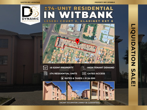 ±74-Unit Residential Property Investment In Witbank