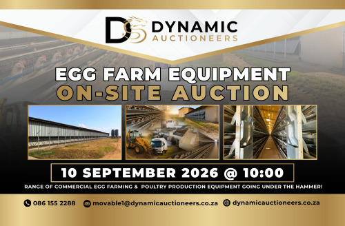 Commercial Egg Farm Equipment Auction