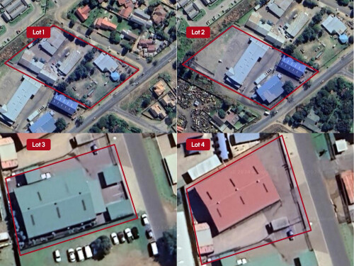 Commercial Property on Auction Aerial View